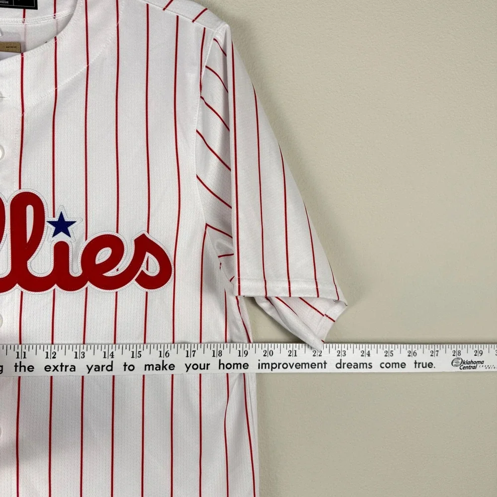 NWT Mens Small Nike Limited MLB Philadelphia Phillies Alec Bohm #28 Home‎ Jersey
